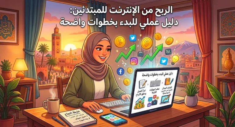 الربح من الإنترنت للمبتدئين