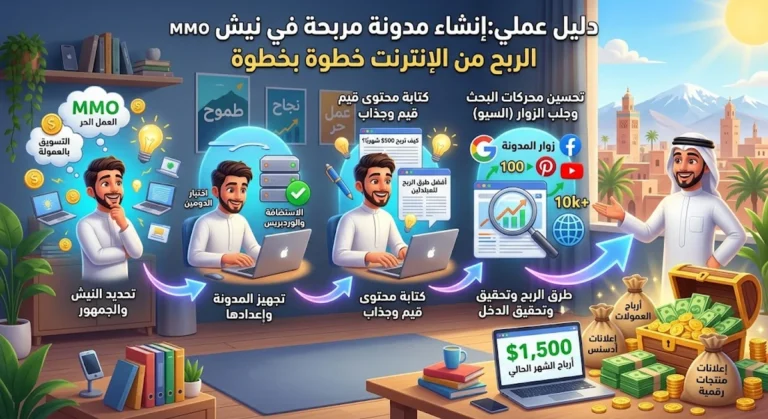 كيفية إنشاء مدونة مربحة في نيش الربح من الإنترنت خطوة بخطوة