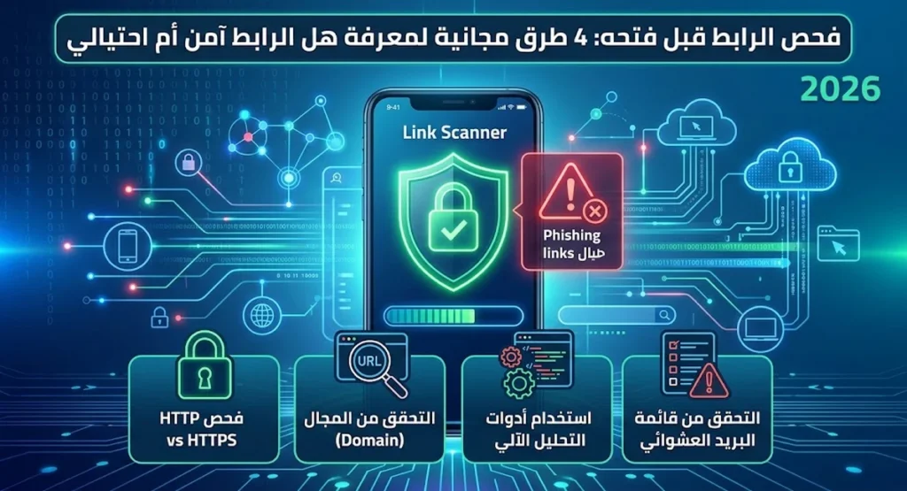 فحص الرابط قبل فتحه