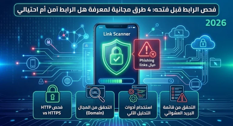 فحص الرابط قبل فتحه